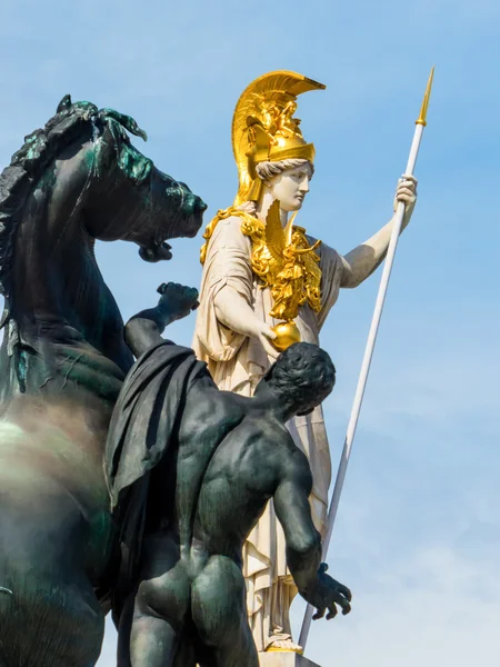 Olie Oostenrijk, Wenen, Parlement — Stockfoto