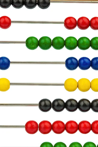 Abacus with colored beads — Stock Photo, Image