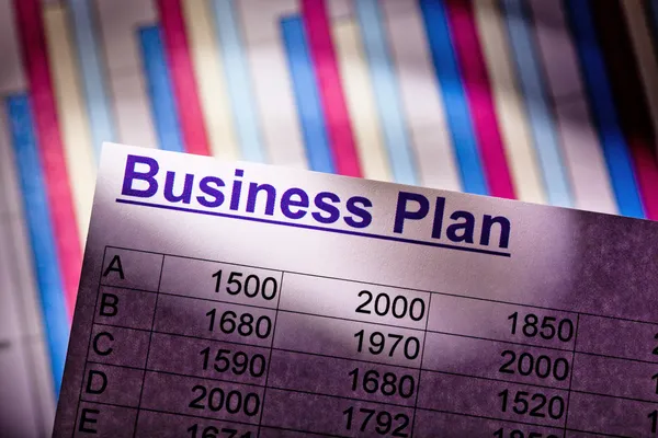 Business plan — Stock Photo, Image