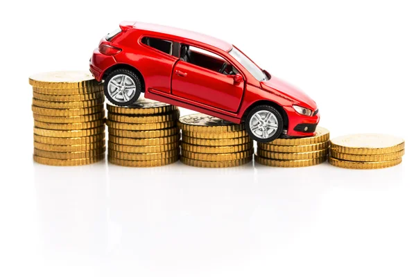 Declining profits in the motor trade — Stock Photo, Image