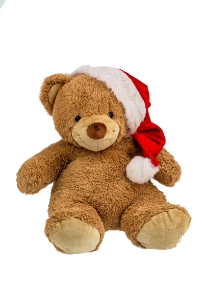 Teddybjörn med julklappar — Stockfoto