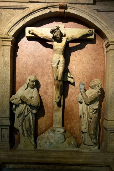 Jésus crucifixion. christ sur la croix — Photo