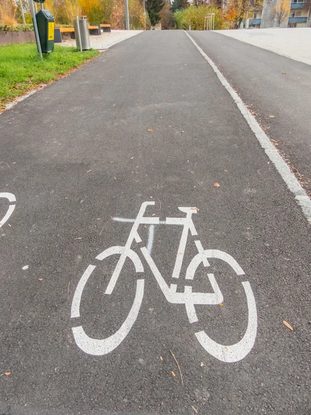 Gemarkeerd fietsen — Stockfoto