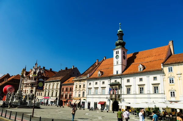 Városképet gazdagító épületnek szánták, Maribor — Stock Fotó