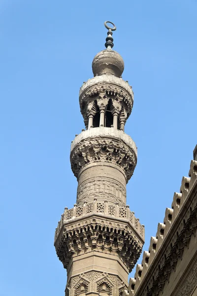 Káhira, minaret mešity ar-rifai — Stock fotografie