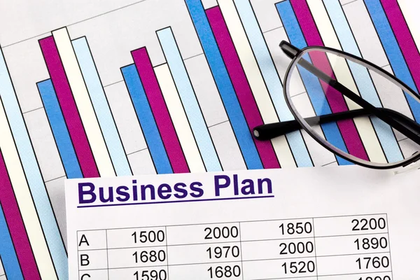 Business plan — Stock Photo, Image