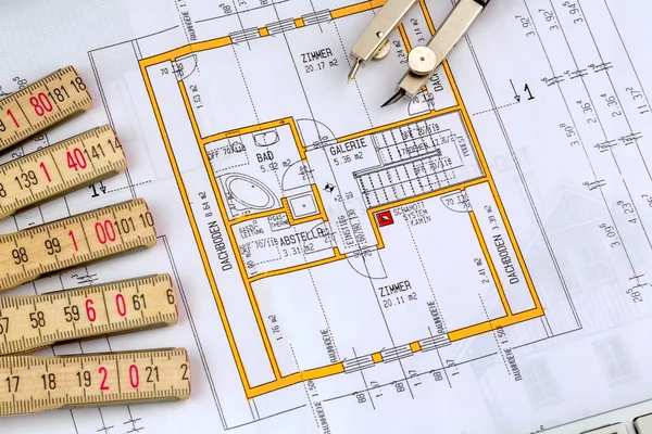 Un plan de casa — Foto de Stock