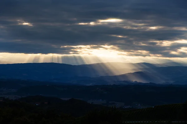 Solnedgång — Stockfoto