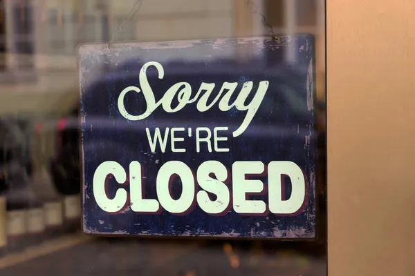 Closed shop — Stock Photo, Image