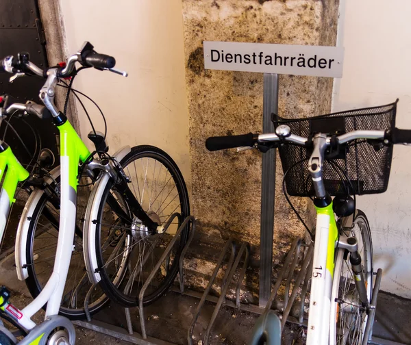 Bicicletas de serviço — Fotografia de Stock