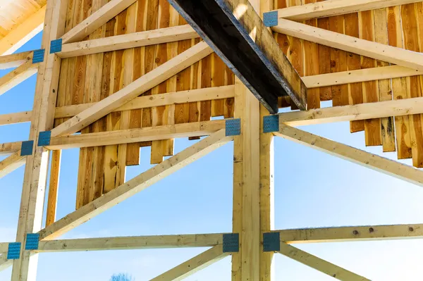 Construcción de techos de madera —  Fotos de Stock