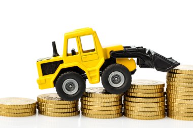 Rising costs in the construction industry clipart