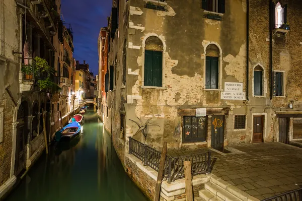 İtalya - Venedik, gece — Stok fotoğraf