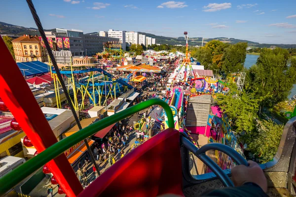 Feira Urfahraner em linz, Áustria — Fotografia de Stock