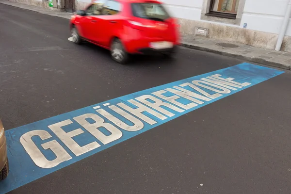 Ladezone fürs Parken — Stockfoto