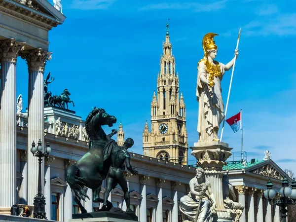 Austria, vienna, parliament — Stock Photo, Image