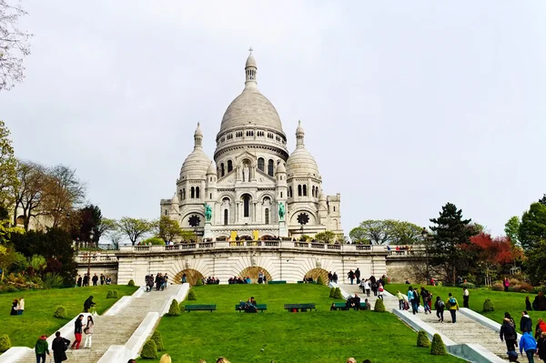 Paris. sacre coeur sur montmartre — Photo