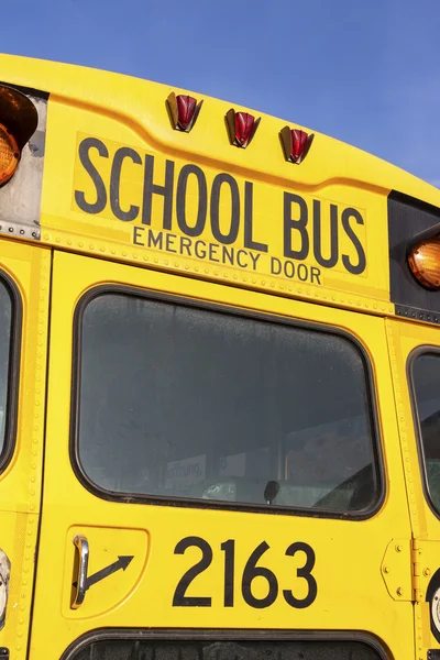 Amerykański Autobus szkolny — Zdjęcie stockowe