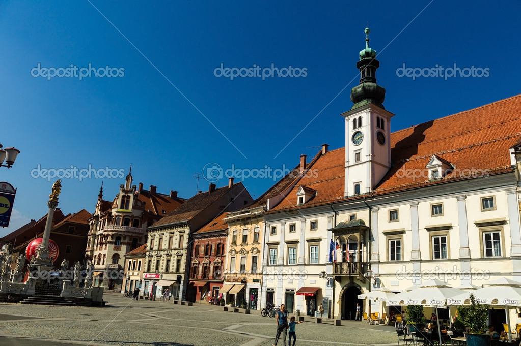 Slovenia - marburgo - maribor — Foto Editoriale Stock ...