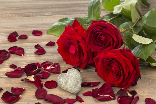 Rosas para el día de San Valentín y de la madre —  Fotos de Stock