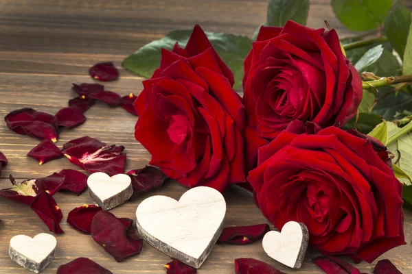 Roses for valentine's and mother's day — Stock Photo, Image