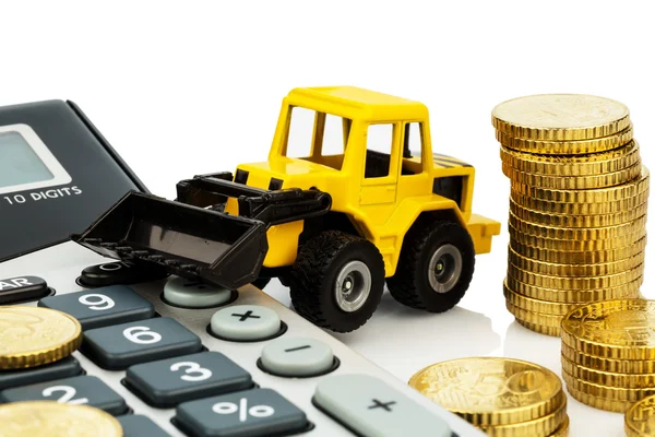 Cost accounting in the construction industry — Stock Photo, Image