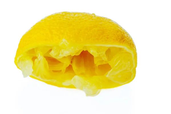 Vymačkaný citron — Stock fotografie
