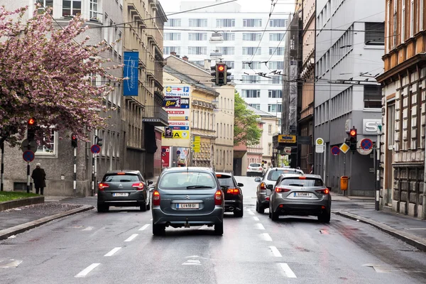 Austria, linz, dinghoferstraße — Stockfoto