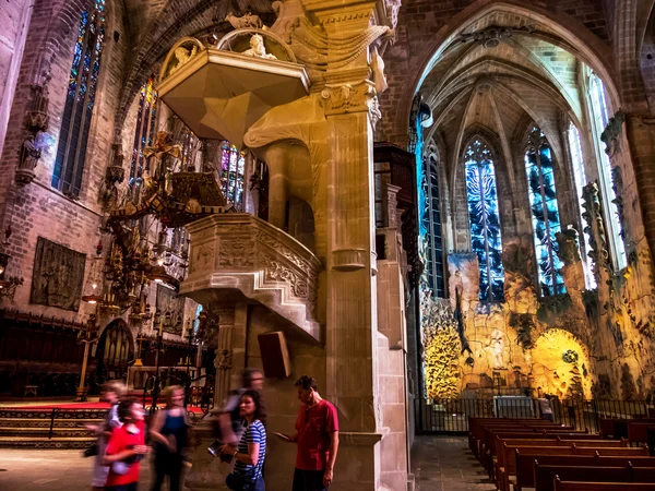 Spagna, Maiorca, Palma, Cattedrale — Foto Stock
