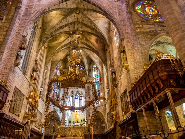 Spain, mallorca, palma, cathedral — Stock Photo, Image