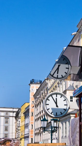 Österrike, linz, stora torget — Stockfoto