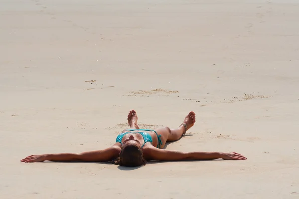 Goa, India, Spiaggia paradisiaca — Foto Stock