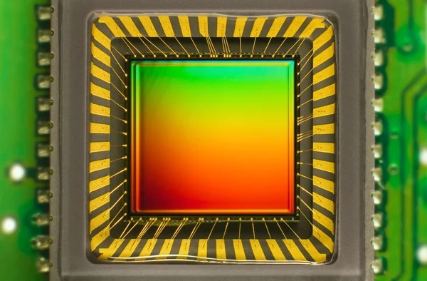 Sensor CCD en una tarjeta —  Fotos de Stock