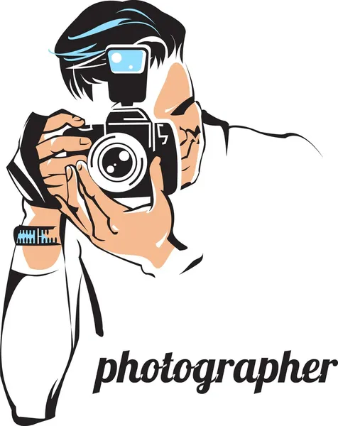 Fotógrafo — Vector de stock