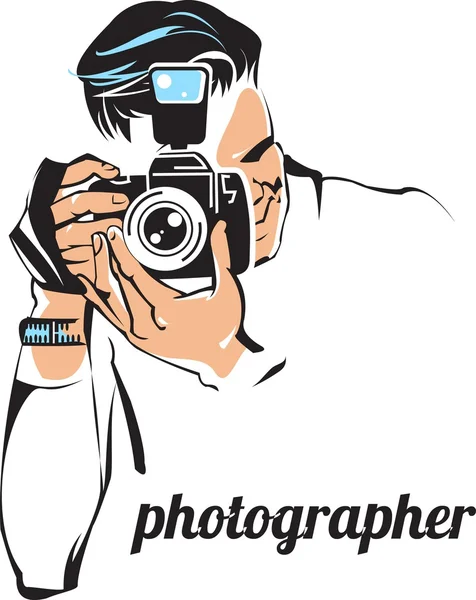 Fotoğrafçı — Stok Vektör