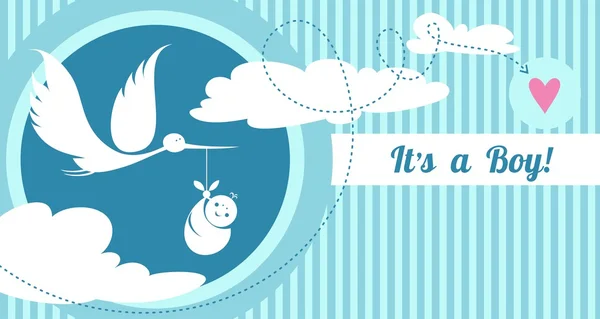 Bebek doğum duyuru kart (aile hayatı serisi)