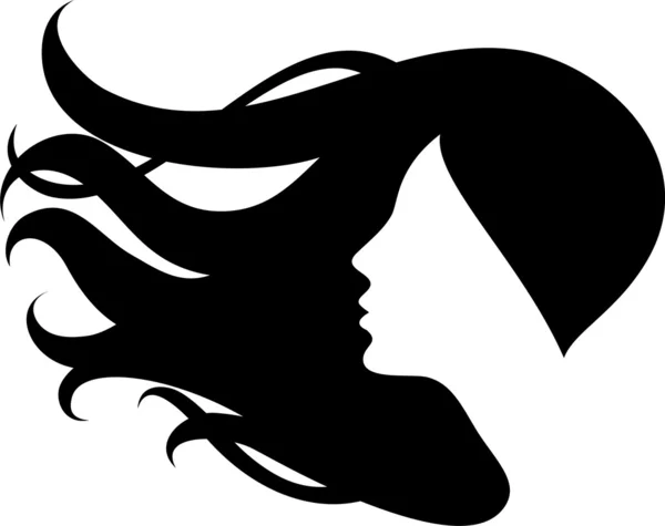 Cabello femenino — Vector de stock