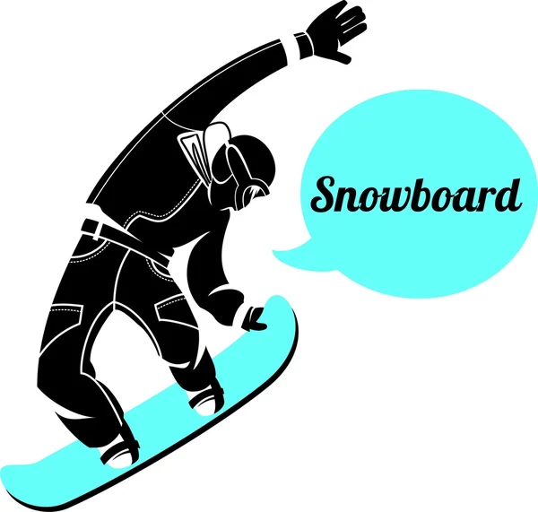 Snowboard — Stockvektor