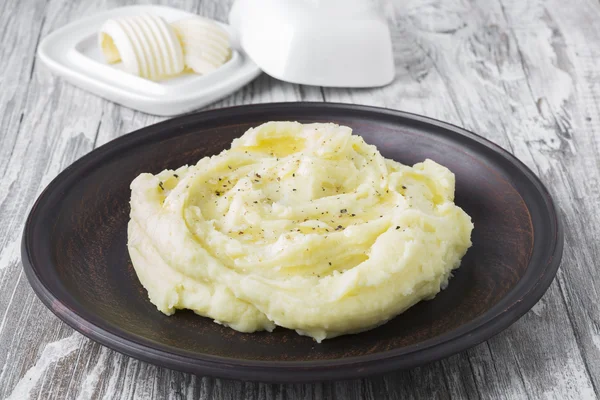 Mashed potatoes with butter — Stock Photo, Image