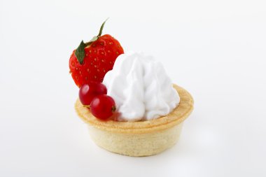 화이트 크림 tartlets