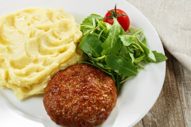 上一盘肉饼