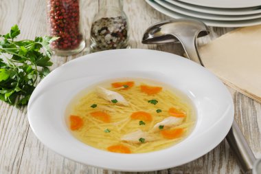 Tavuk çorbası.