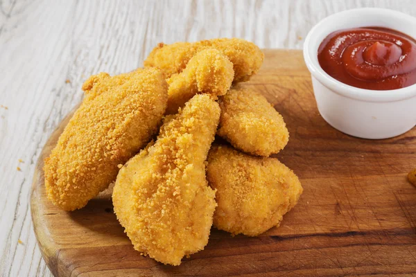 Breaded chicken wings — Stock Photo, Image