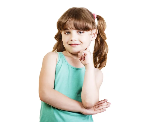 Girl 6-7 years — Stock Photo, Image