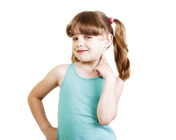 Girl 6-7 years — Stock Photo, Image