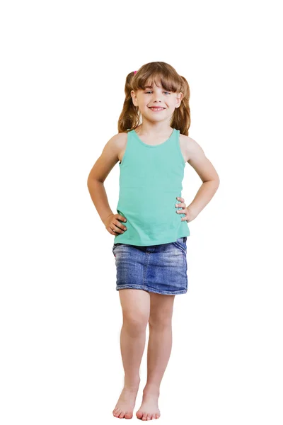 Girl 5-6 years — Stock Photo, Image