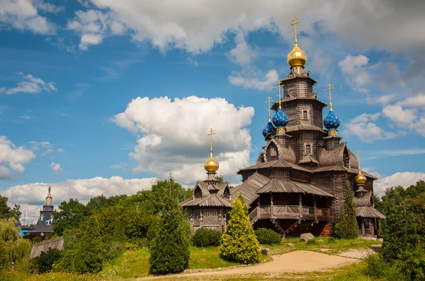 木製のロシア教会 — ストック写真
