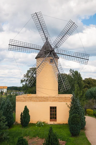 Mill in summer day — Stock Photo, Image