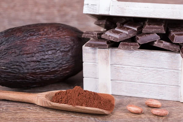 Cocoa fruit — Stock Photo, Image