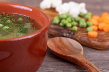 taze sebze çorbası